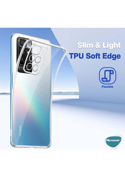 Xiaomi Redmi 10 2022 Kılıf Transparent Soft Şeffaf