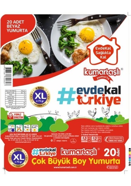 20LI Xl Yumurta 73 G