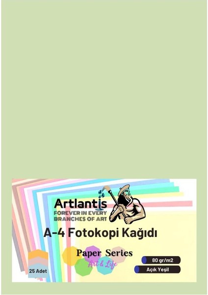 Renkli A-4 Fotokopi Kağıdı 25 Li 1 Paket Artlantis Fotokopi Renkli A4 Kağıdı Turuncu fiyatları