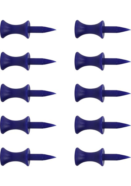 10 Adet 70MM Plastik Golf Tees Açık Golf Acemi Için Egzersiz Malzemeleri 37MM Mavi fırsatları