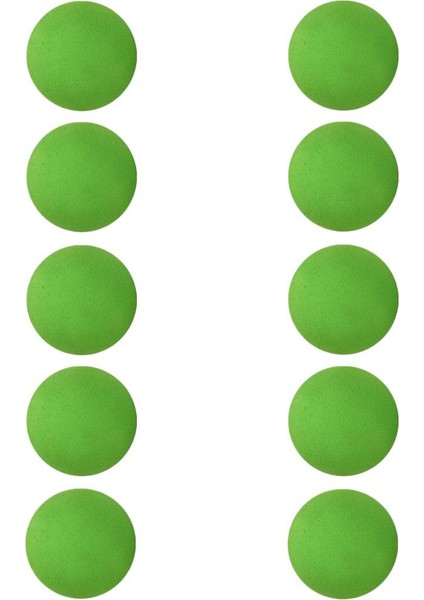 10X Eva Profesyonel Uygulama Golf Topu Spor Eğitim Topları 42MM Dia 1.65 "- Yeşil