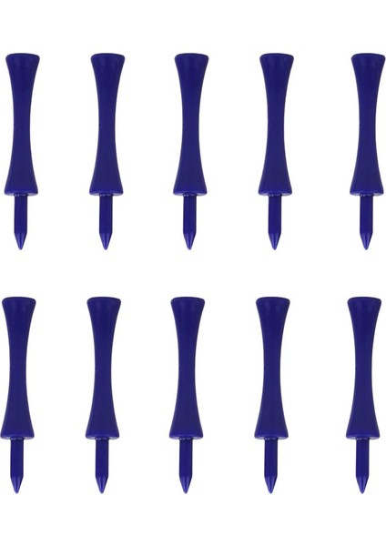 10 Adet 70MM Plastik Golf Tees Açık Golf Acemi Için Egzersiz Malzemeleri 70MM Mavi fiyatları