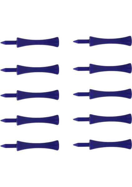 10 Adet 70MM Plastik Golf Tees Açık Golf Acemi Için Egzersiz Malzemeleri 70MM Mavi fırsatları