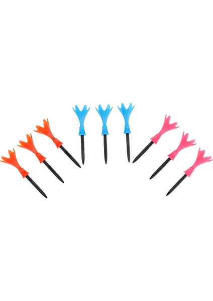 3 Adet Ayarlanabilir Golf Tees Plastik Dönebilen Golf Tees Golf Tee Set Orange indirimleri