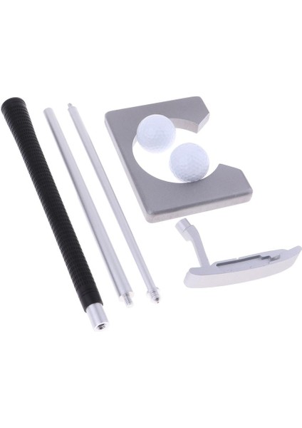 Taşınabilir Golf Putter Seyahat Uygulaması Koyarak Seti Taşıma Çantası Topu indirimleri