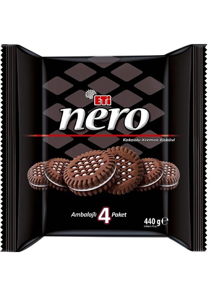 Nero Kremalı Kakaolu Bisküvi 110 G