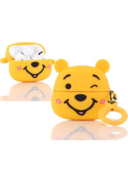 Bipower AirPodss Pro Uyumlu Winnie Sarı