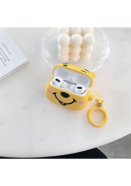 Bipower AirPodss Pro Uyumlu Winnie Sarı