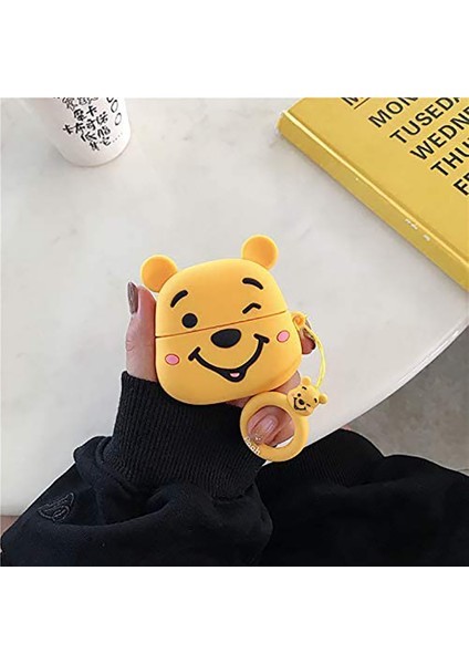 Bipower AirPodss Pro Uyumlu Winnie Sarı
