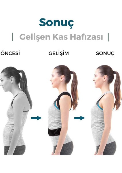 Sırt Postür Düzeltici Omuz Bel Omurga Destek Kemeri Ayarlanabilir Yetişkin Doğru Duruş Korse