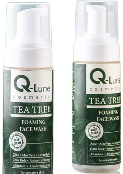 Q-Lune Cosmetic Tea Tree Yüz Temizleme Köpüğü