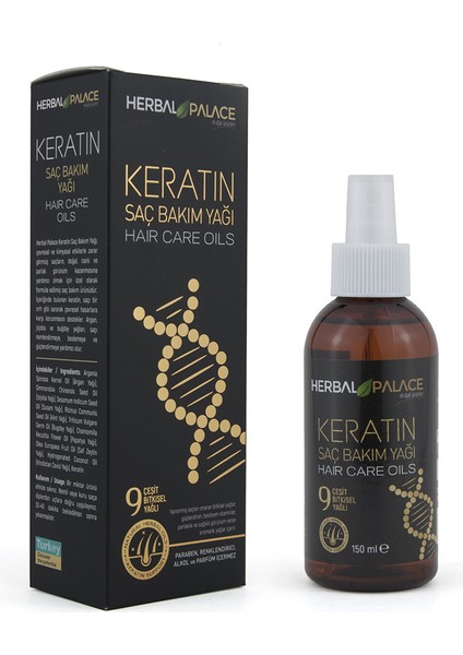 Keratinli Saç Bakım Yağı 150ML
