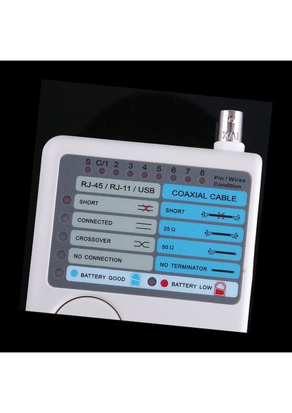 4'ü 1 Arada Uzak RJ11 RJ45 USB Bnc Lan Ağ Telefonu Kablo Test Cihazı (Yurt Dışından)