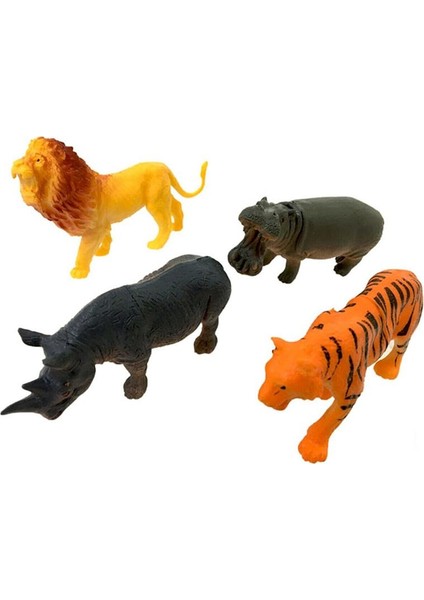 Safari Vahşi Hayvanlar 4 Lü Figür Seti