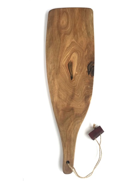 Doğal Ceviz Ağacı Kesme Tahtası-Özel Tasarım- 47X14X1.5CM No:4