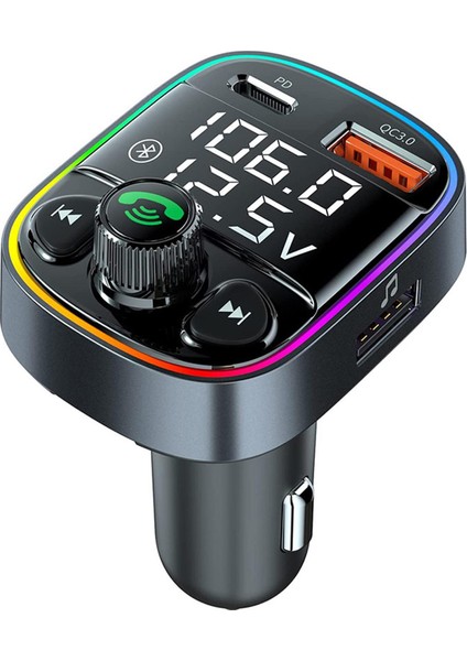 Araç İçi Bluetooth Şarj Cihazı - Siyah (Yurt Dışından) fiyatları