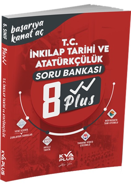 Koray Varol Akademi (Kva Plus) 8. Sınıf Plus Serisi T.C. İnkılap Tarihi Soru Bankası