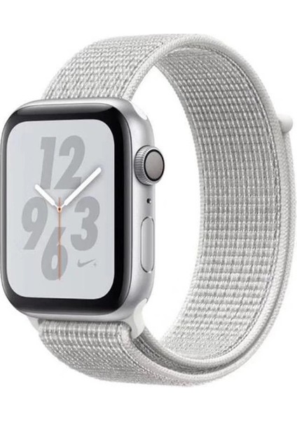 Apple Watch Seri 7 6 5 4 3 2 Se 42MM / 44MM / 45MM Uyumlu Spor Loop Dokuma Hasır Kordon