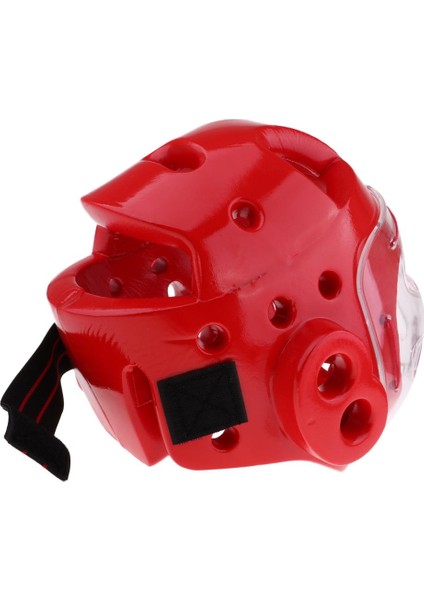 Taekwondo Kask Boks Karate Kafa Bekçi Dişli Yüz Koruyucu Maskesi Kırmızı Xl modelleri