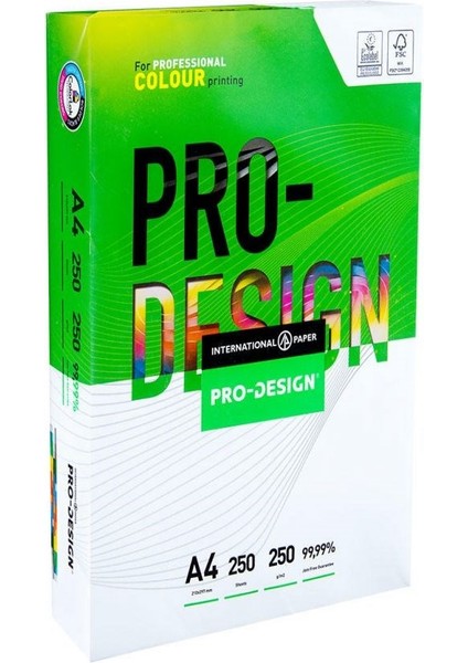 Pro Desing A4 Gramajli Kağit Fotokopi Kağıdı Laser Copy Inkjet 250'LI 200 Gram