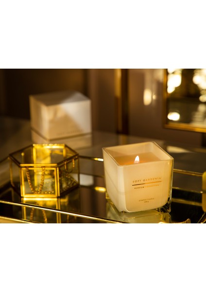 Soft Gardenia Kokulu Mum 200 gr Gold fiyatları