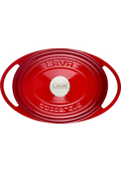 Döküm Oval Tencere Ölçü 22X28CM Kırmızı fiyatları