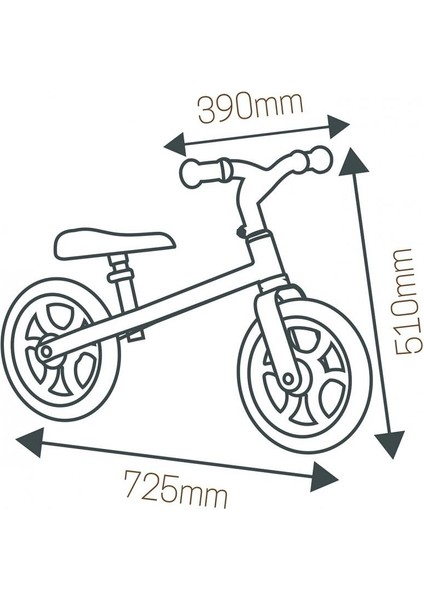 Balance Denge Bisikleti - Bej 770210