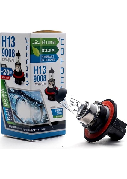 H13 9008 Oto Halojen Ampul 12V 60/55W Photon PH5513LL fiyatları