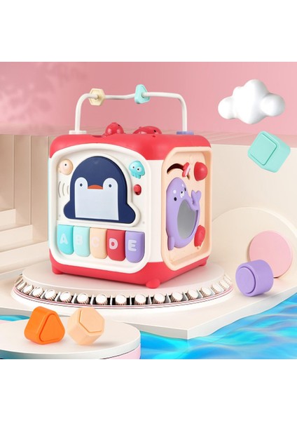 Toddler Müzik Kutusu Bebekler Oyuncaklar Hareketi Müzikal Etkinlik Komik Oyuncaklar Çocuklar Kırmızı (Yurt Dışından) modelleri