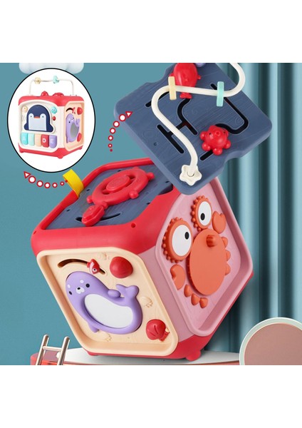 Toddler Müzik Kutusu Bebekler Oyuncaklar Hareketi Müzikal Etkinlik Komik Oyuncaklar Çocuklar Kırmızı (Yurt Dışından) fırsatları