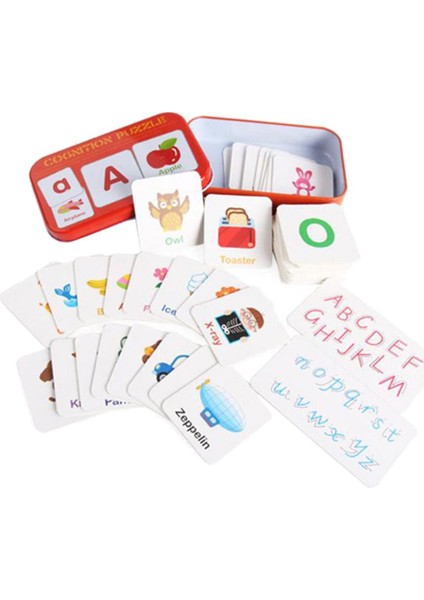 Toddler Bebek Flash Kartları - Erken Eğitim Oyuncakları Hediyeler - Alfabe Bilişsel (Yurt Dışından) indirimleri