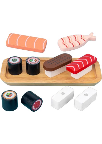Eğitim Ahşap Oyuncak Suşi Set Playset Çocuk Pişirme Rol Oyna Yiyecek (Yurt Dışından) fiyatları