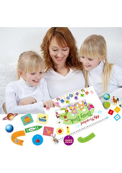 Dıy Çocuklar Meşgul Kitap Düşünme Beyin Teaser Bebek Yeniden Kullanılabilir Çıkartmalar Aile Partisi (Yurt Dışından) fiyatları