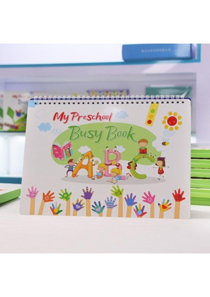 Dıy Çocuklar Meşgul Kitap Düşünme Beyin Teaser Bebek Yeniden Kullanılabilir Çıkartmalar Aile Partisi (Yurt Dışından) fırsatları