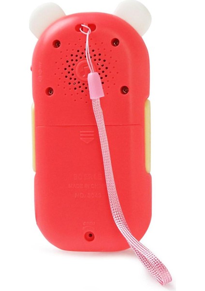 Elektronik Karikatür Telefon Oyuncak Bebek Oyuncakları Telefon Oyuncakları Xmas Hediyeler Kırmızı (Yurt Dışından) fırsatları
