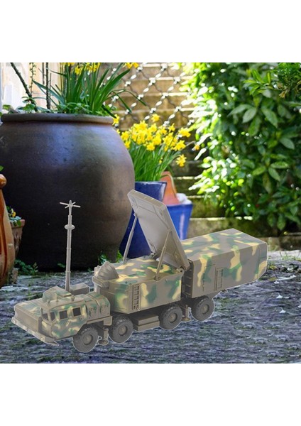 1/72 S300 Yüzey-Hava Füze Radar Araç Plastik Kum Masa Oyuncak Yeşil (Yurt Dışından)
