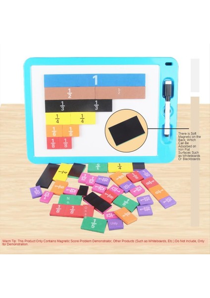 Eğitim Matematik Becerileri Çocuklar Çocuk Kesir Öğrenme Seti Renkli Beceriler (Yurt Dışından) fırsatları