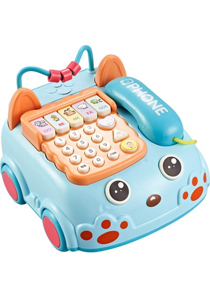 Telefon Oyuncak Çekme Oyuncak Okul Öncesi Öğrenme Toddlers Mavi Için Erken Eğitim (Yurt Dışından)