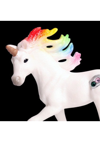 Gerçekçi Unicorn Fantezi Hayvan Modeli Plastik Heykelcik Oyuncak Koleksiyonu (Yurt Dışından) fırsatları