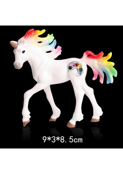 Gerçekçi Unicorn Fantezi Hayvan Modeli Plastik Heykelcik Oyuncak Koleksiyonu (Yurt Dışından) indirimleri