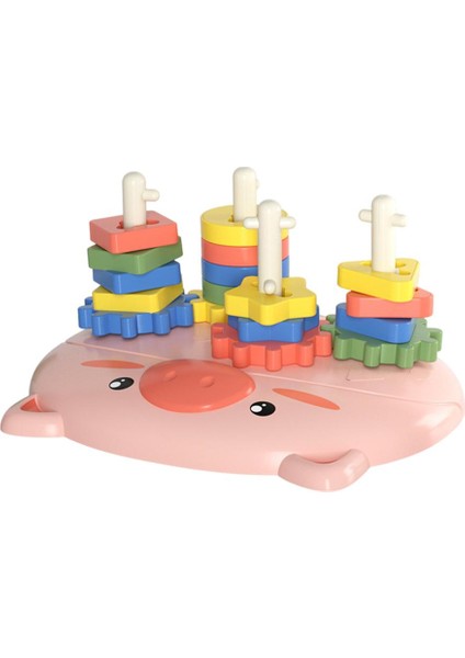 Geometrik Yapı Taşı Board Sınıflandırma Yapboz Okul Öncesi Toddler (Yurt Dışından)