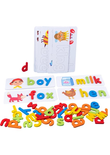 Yazım Kelime Yapboz Oyunu Tanıma Öğrenme Alfabe Abc Kindergarten Için Abc (Yurt Dışından)