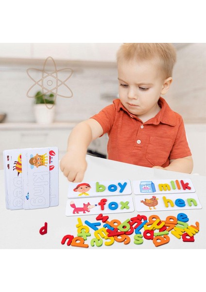 Yazım Kelime Yapboz Oyunu Tanıma Öğrenme Alfabe Abc Kindergarten Için Abc (Yurt Dışından) fırsatları