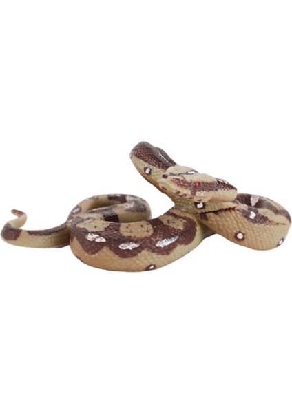 Sahte Yılan Modeli Hayvan Bebek Eğitici Python Heykel Çocuk Yetişkinler Için Gri (Yurt Dışından)