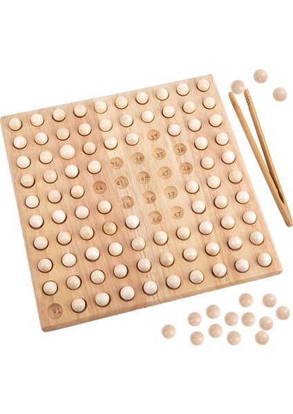 Tahta Klip Boncuk Oyunu Erken Eğitim Matematik Oyunu Klip Boncuk Yürüyor Kızlar (Yurt Dışından)