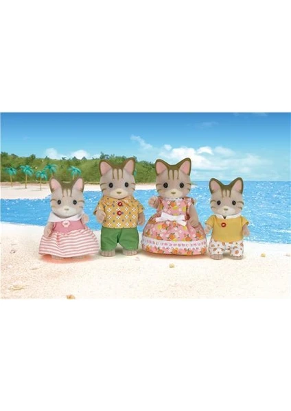 Sylvanian Families Çizgili Kedi Ailesi 5180