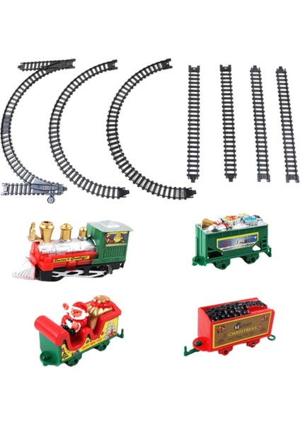 11 Paket Noel Tren Seti Klasik Noel Doğum Günü Partisi Hediye Çocuklar Için (Yurt Dışından)