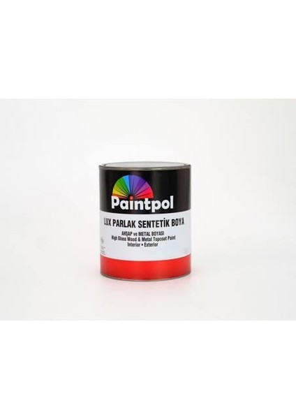 Paintbol Parlak Sentetik Boya Yağlı Boya 0.75 Lt 1 kg