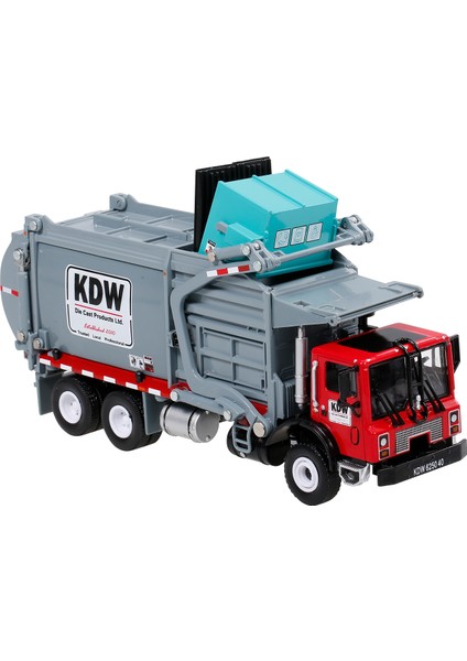 Kkmoon Alaşım Diecast Namlulu Çöp Taşıyıcı Kamyon 1:24 Atık (Yurt Dışından)