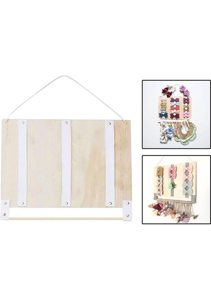 Saç Yay Tutucu Duvar Asılı Firkete Organizatör Kurdonlar Hairband Vitrin Beyaz modelleri